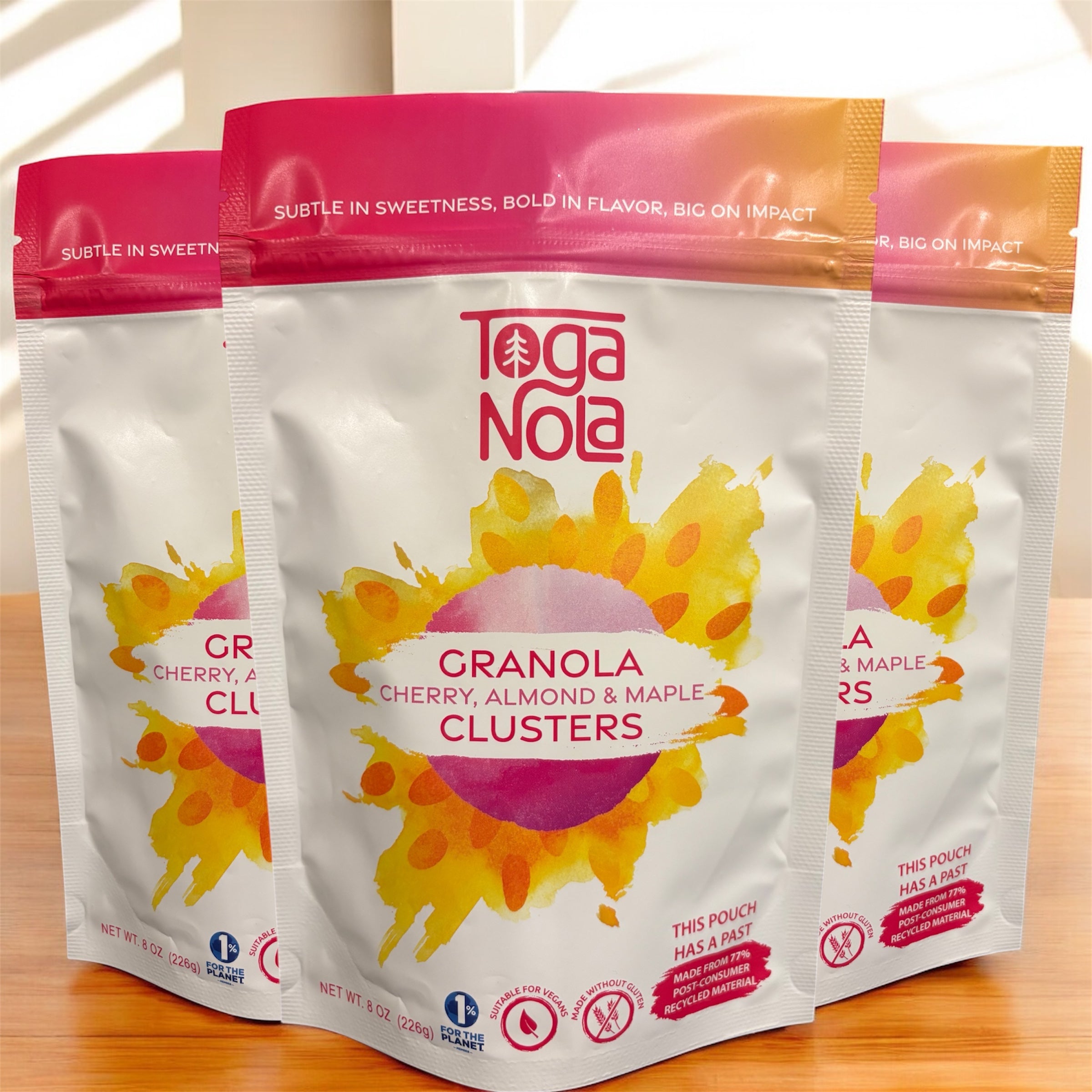 bonbonero×nowell 桜梅桃李　3本セット 3 pack of Cherry Almond Maple Granola Clusters (8oz) – TogaNola