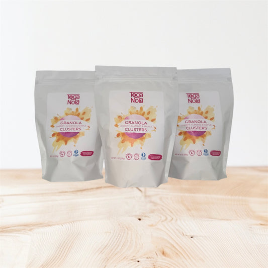 3 pack of Cherry Almond Maple Granola Clusters (8oz)