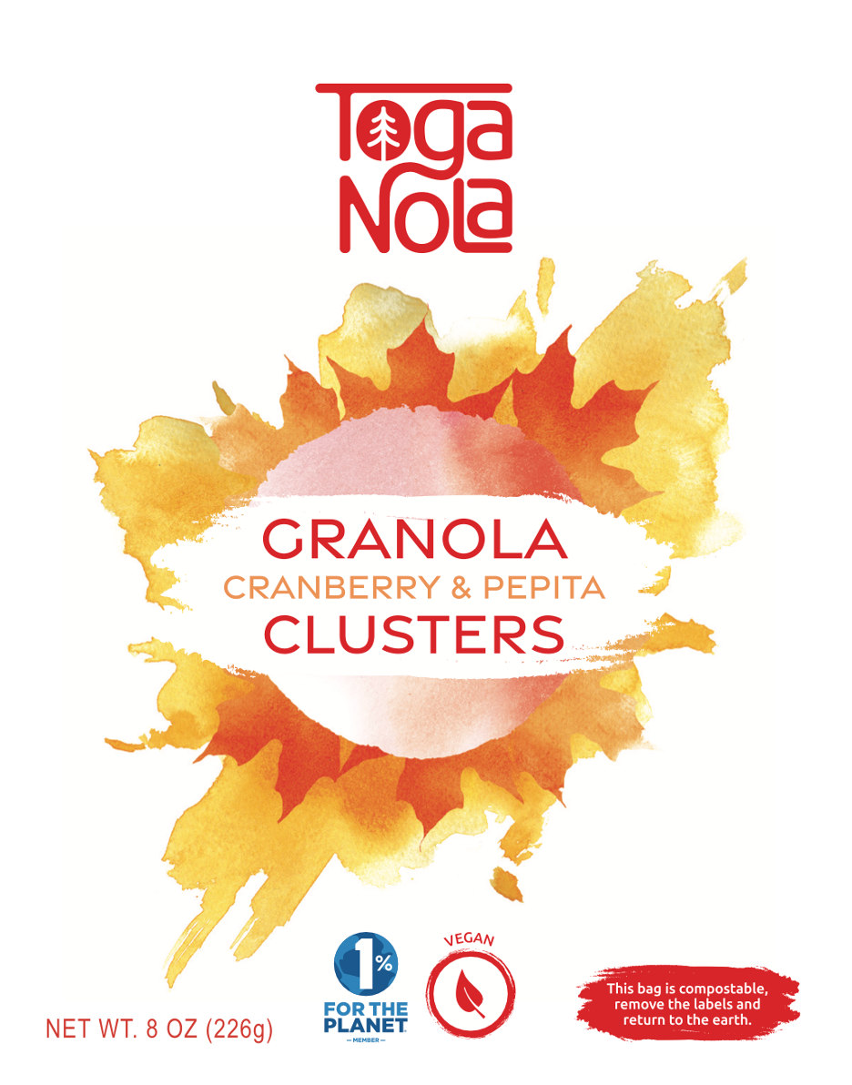 3 Pack of Cranberry & Pepita Granola Clusters 8 oz