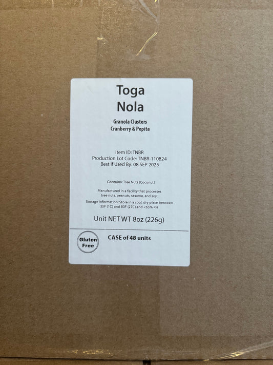 Case of Cranberry & Pepita Granola Clusters (12 units)